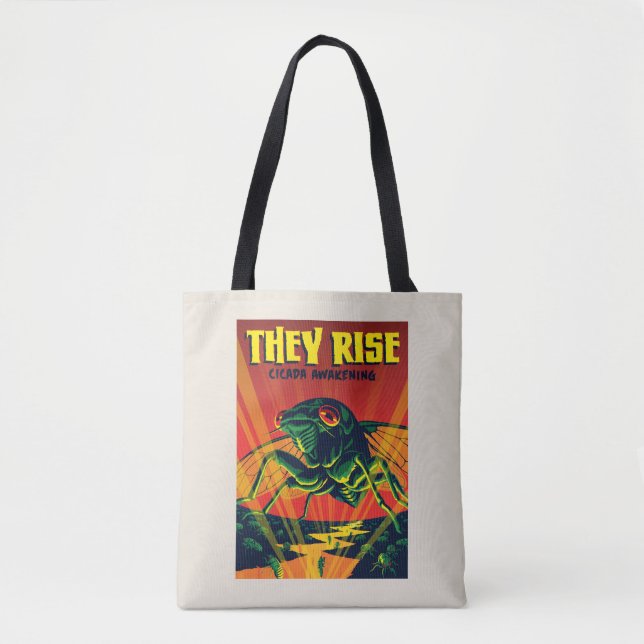 They Rise Cicada Awakening Tote Bag (Front)