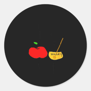 They See Me Dipn' They Hatin' Honey Jewish Shofar Classic Round Sticker