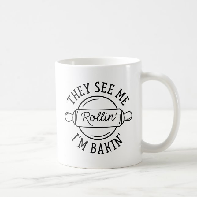They See Me Rollin’ Coffee Mug (Right)