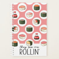 They See Me Rollin' Kawaii Fun Sushi Rolls & Dots
