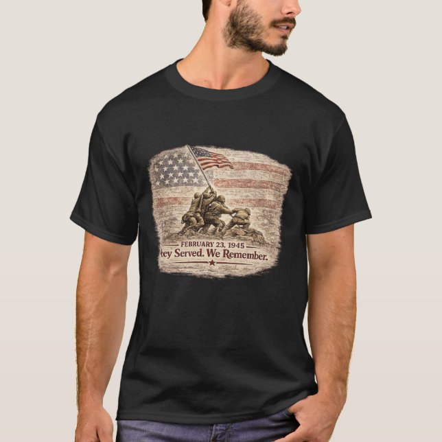 THEY SERVED WE REMEMBER T-Shirt (Front)