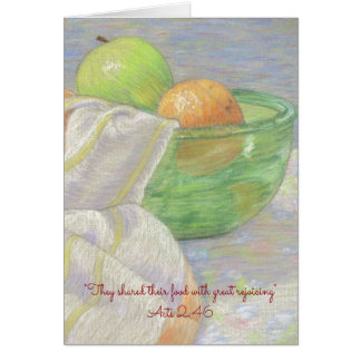 They Shared Their Food~ Scripture