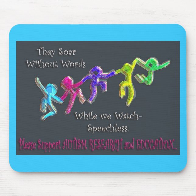 THEY SOAR WITHOUT WORDS MOUSE PAD (Front)
