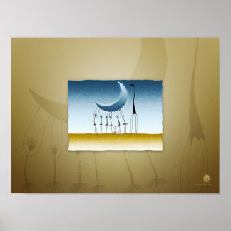 They stole the moon version 2 poster