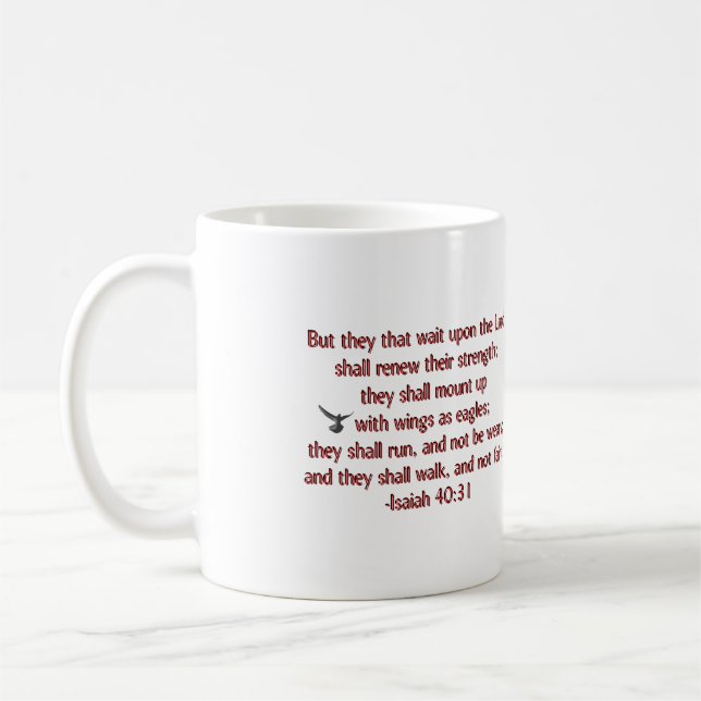 They That Wait Upon the Lord Coffee Mug (Left)