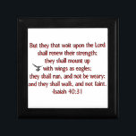They That Wait Upon the Lord Gift Box<br><div class="desc">Scripture from the Book of Isaiah</div>