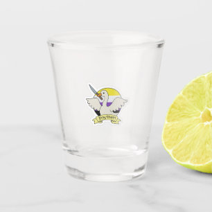 They Them Goose Non binary LGBT Pride Month Shot Glass