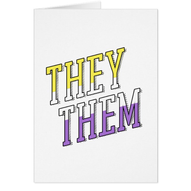 They Them Nonbinary Colours (Front)