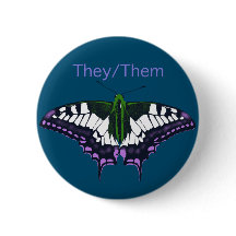 They/Them Nonbinary Pride Swallowtail Butterfly