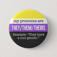 They/Them Pronouns – Nonbinary Flag