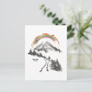 They/Them Trailblazer – LGBTQ Pride Camping Art, Postcard
