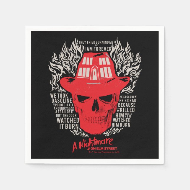 They Tried To Burn Me Napkin (Front)