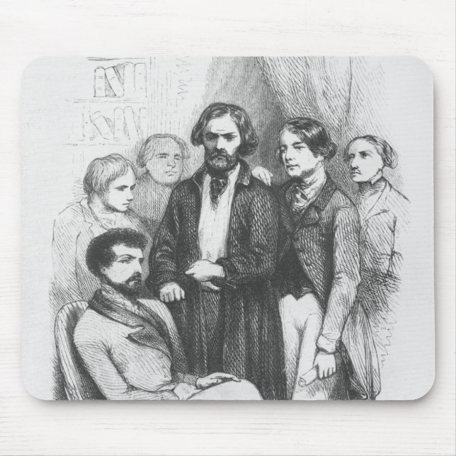 They understood his lack of money mouse pad (Front)