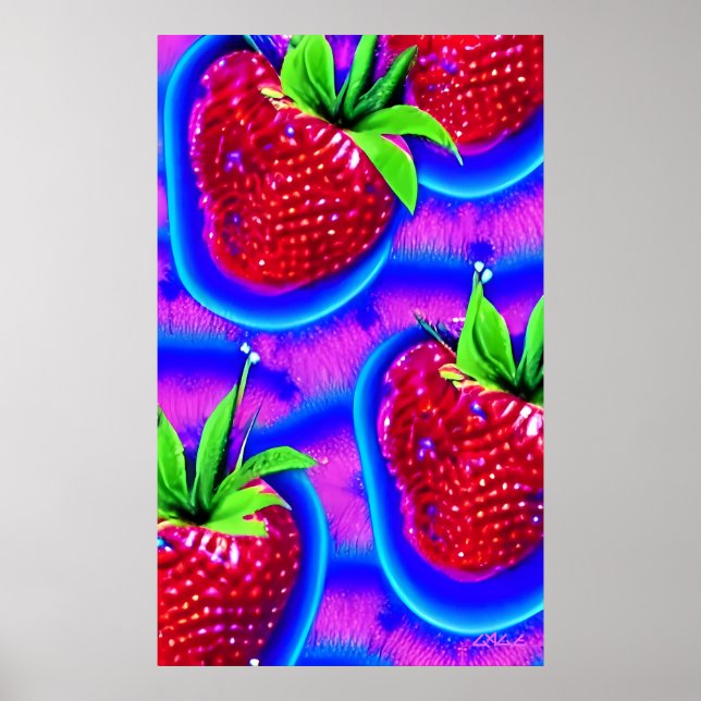 They Used a Strawberry Argument Poster (Front)