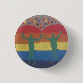 They wed the rainbow wedding by Yeshaya Dank 3 Cm Round Badge
