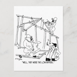 They Were Low Bidders Postcard
