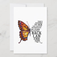 They Whispered Her You Cannot Withstand The Storm