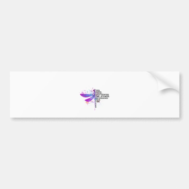 They Whispered To Her You Cannot Withstand Storm Bumper Sticker (Front)