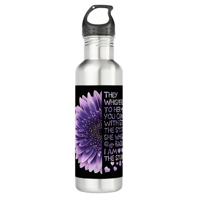 They Whispered To Her You Can't With Stand The Sto 710 Ml Water Bottle (Front)