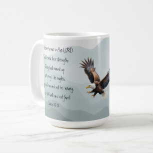 They Who Wait Upon the Lord Eagle Isaiah Coffee Mug
