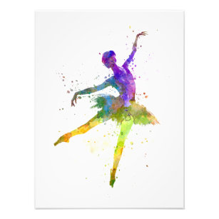 they woman ballerina ballet to dancer dancing photo print