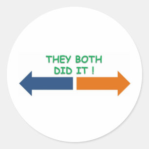 theyboth full classic round sticker