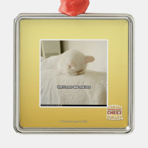 they'll never find meh here metal tree decoration