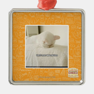 they'll never find meh here metal tree decoration