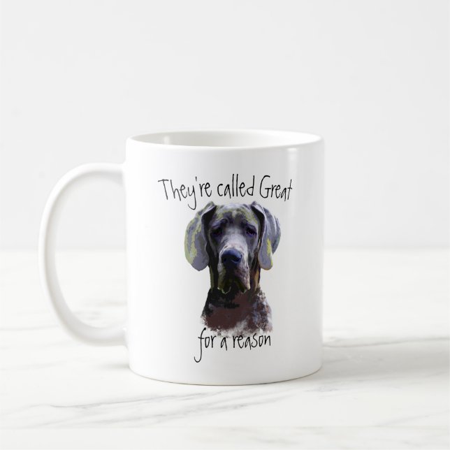 They're called Great Dane Dog Pet Fun Quote Coffee Mug (Left)