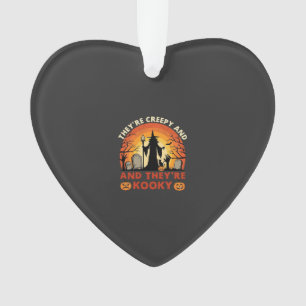 Theyre Creepy Kooky Halloween Witch Graveyard Pump Ornament