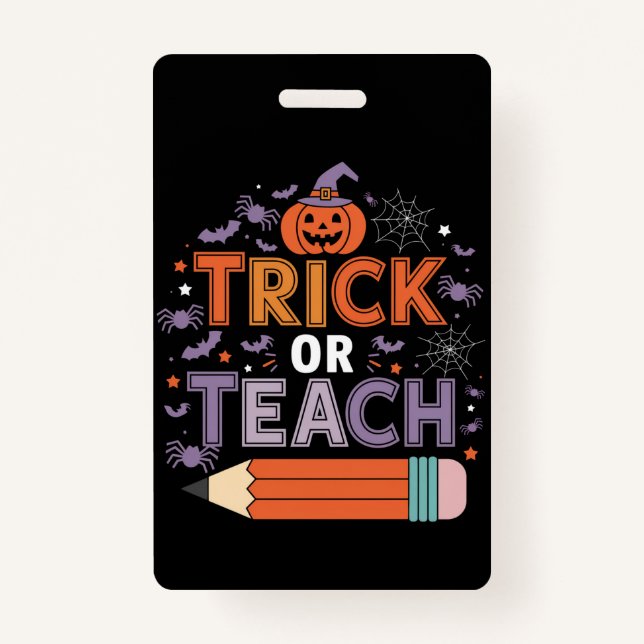 They're Eating Dogs And Cats And Pets Halloween ID Badge (Front)