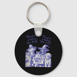 They're Eating Dogs! Theyre Eating Cats! Vote Kama Key Ring