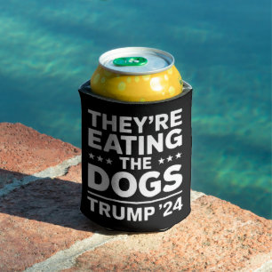 They're eating the Dogs Funny Debate Trump Quote Can Cooler