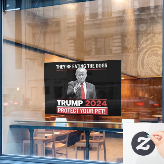 They're Eating The Dogs Trump 2024 Debate  (Cafe Window)