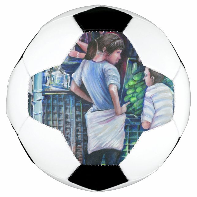 They're not Girls, They're Women Soccer Ball (Front)