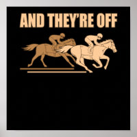 They're Off Horse Racing Barrel Racer Horses Race