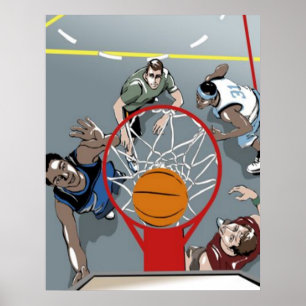They're Playing Basketball - poster