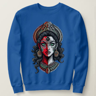 Theyyam-Kathakali Fusion – Female Power Redefined Sweatshirt