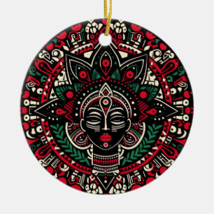 Theyyam Spirit Christmas Ornament