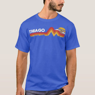 Thiago Funny Retro Vintage Sunset Thiago 80s 90s P T-Shirt