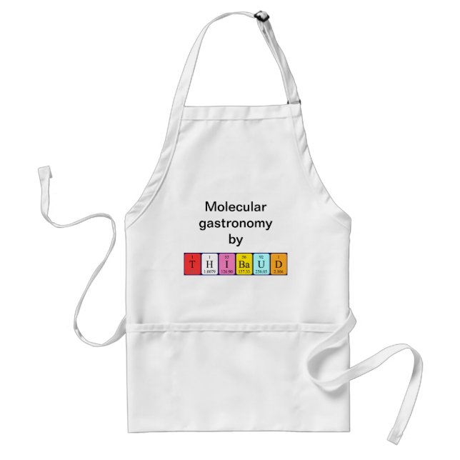 Thibaud periodic table name apron (Front)