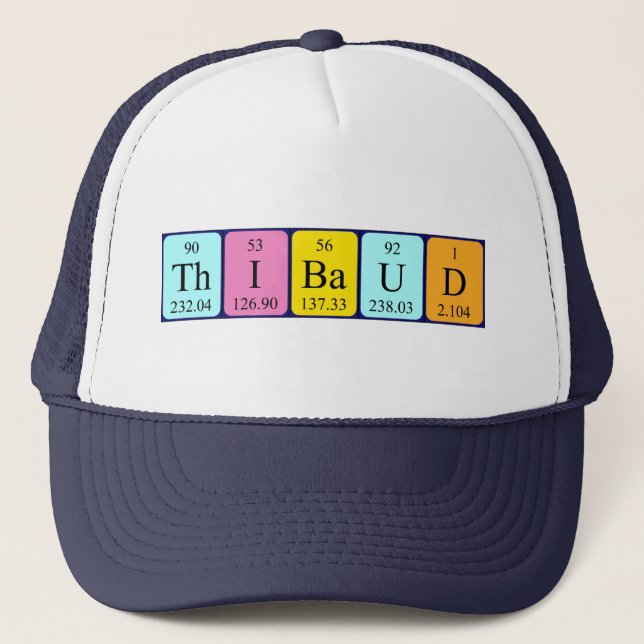 Thibaud periodic table name hat (Front)