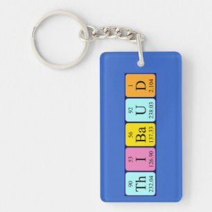 Thibaud periodic table name keyring