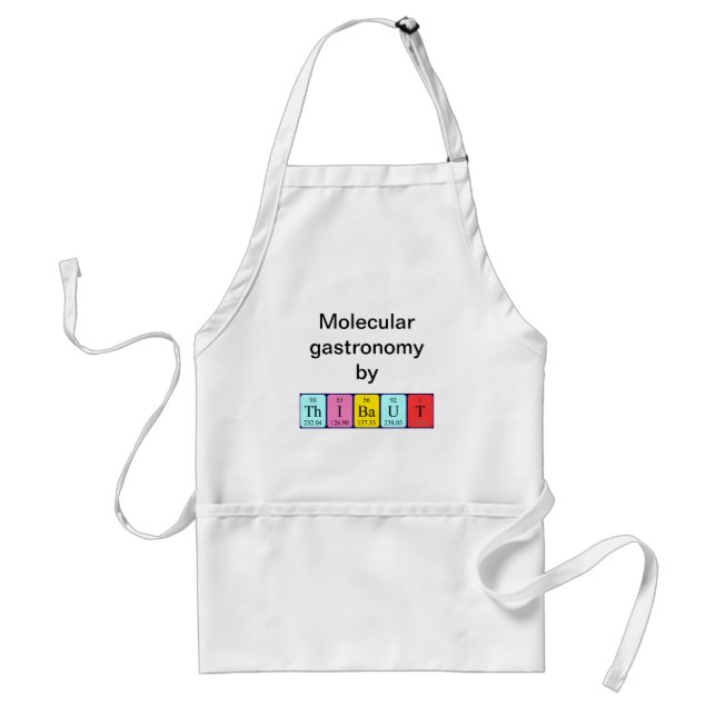 Thibaut periodic table name apron (Front)