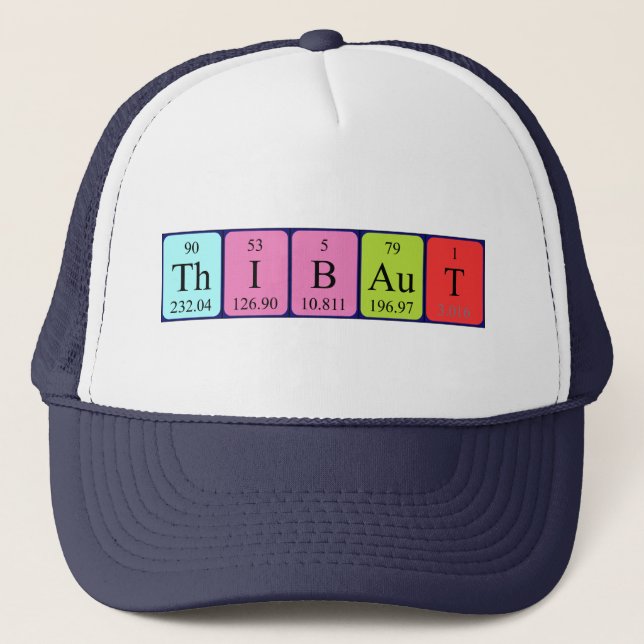 Thibaut periodic table name hat (Front)