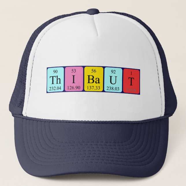 Thibaut periodic table name hat (Front)