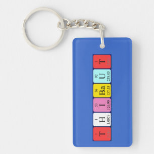 Thibaut periodic table name keyring