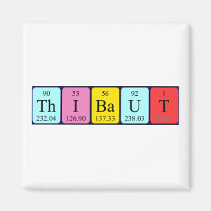 Thibaut periodic table name magnet