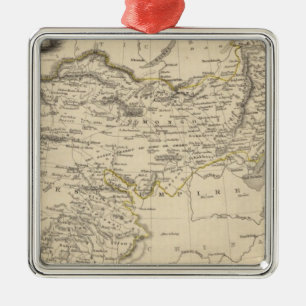 Thibet, Mongolia, and Mandchouria Metal Tree Decoration