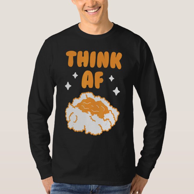 Thick Af Mashed Potatoes Fitness Weightlifting T-Shirt (Front)